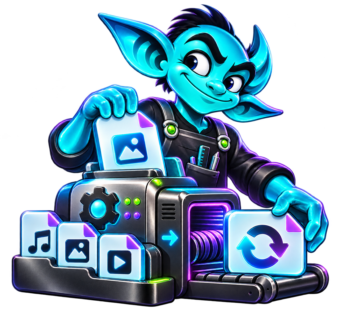 The matching Format Goblin desktop mascot